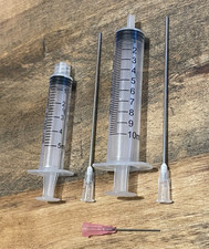 1x 5ml & 1x 10ml PVA BAG SYRINGES for GOOs, GLUGS, LIQUIDS & OILS - CARP FISHING