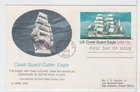 TurtlesTradingPost- Coast Guard Eagle- 1978 FDC #UX76 - Fleetwood Cachet