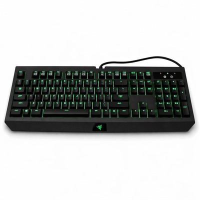 Razer Mechanical Gaming Keyboard RGB Green Backlit USB Wired Full Size