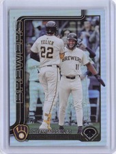 2025 Topps Update #US233 Crew Missiles (Christian Yelich / Jackson Chourio) VC