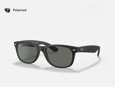 Ray-Ban Wayfarer Classic RB2132 622/58 55-18 Black Frame Green Polarized Lens