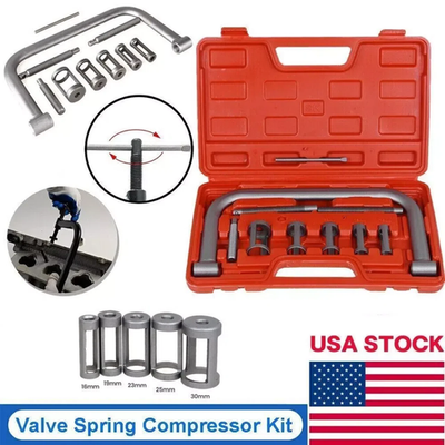 #ad #ad 5 Sizes Valve Spring Compressor Pusher Automotive Tool For Car Motorcycle Kit $15.21