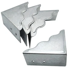 Metal Box Corner Guard 8 Pcs Large Retro Furniture Corner Protection Safety C...