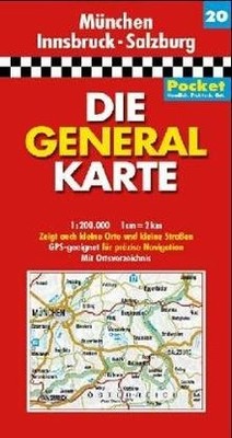 Die Generalkarten Deutschland Pocket, 20 Bl., Bl.20... | Buch | Zustand sehr gut