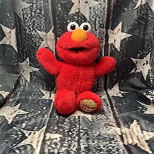 Fisher Price Sesame Street Tickle Me Elmo Surprise Plush Talking Toy 13" FUN