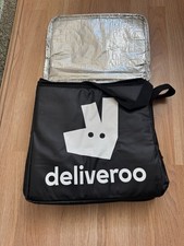 Deliveroo Thermal Insulated Bag Small(Black) Food Delivery Bag