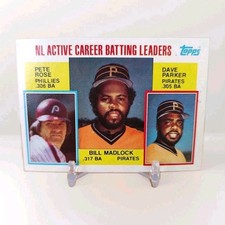 1984 Topps ⚾ Career Leaders Pete Rose, Parker, Madlock #701 Baseball Card