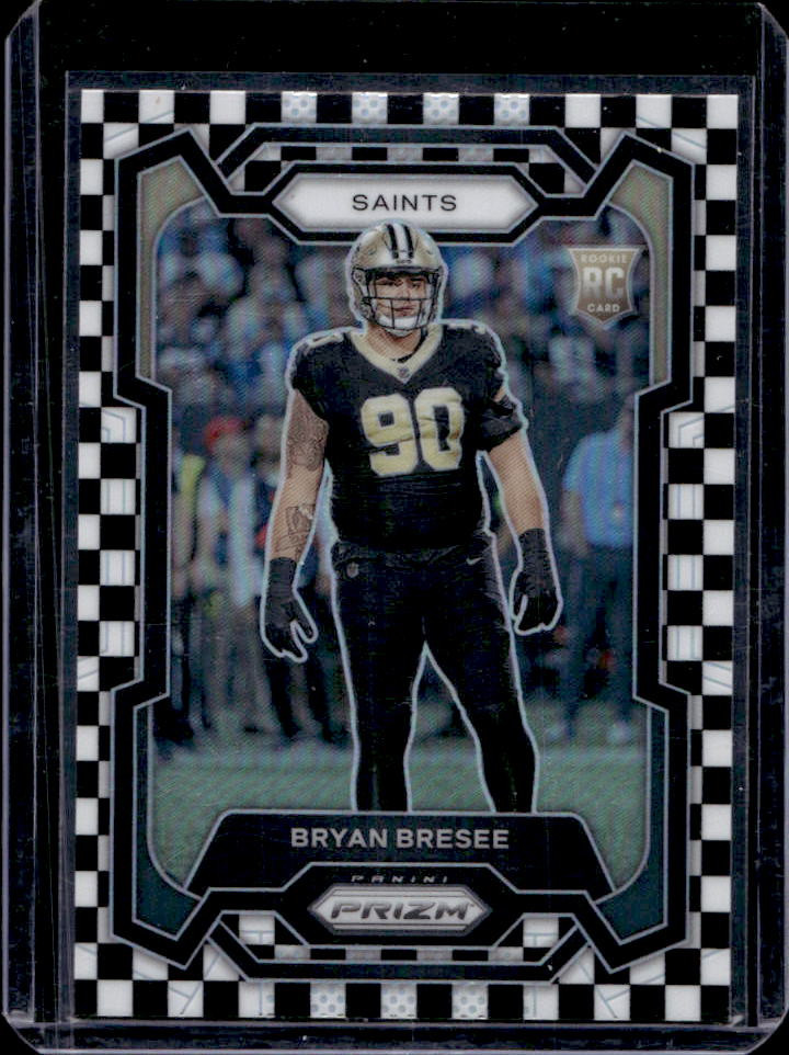 2023 Panini Prizm Bryan Bresee Black and White Checker Rookie RC #372