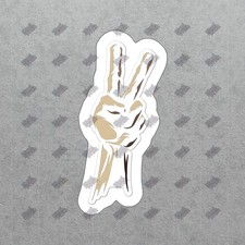 Peace Sign Vinyl Sticker Versatile Decal for Home, Laptop, Water 170873