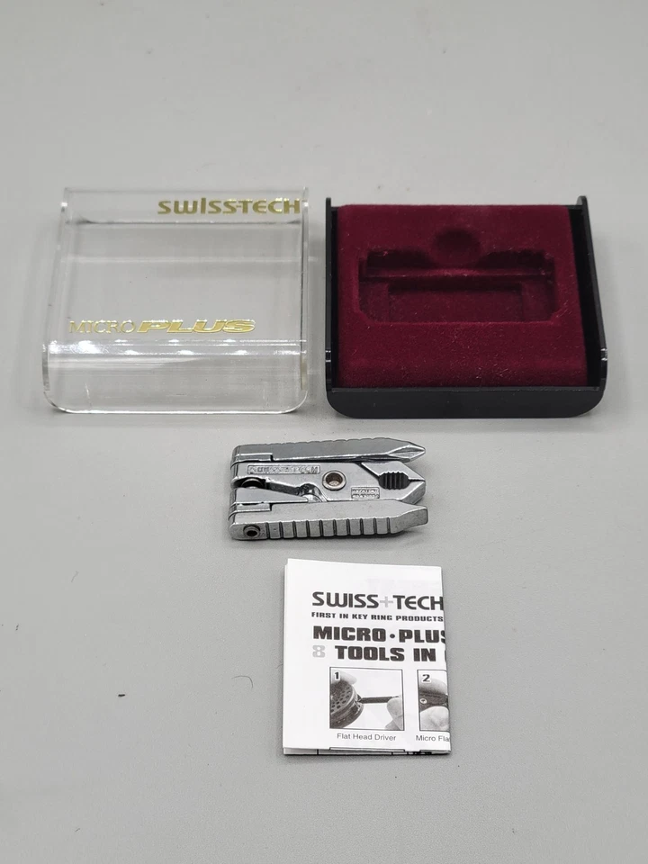 老式 Swiss-Tech Micro Plus 实用工具 8 合 1 带盒 — 第 4/4 张图片