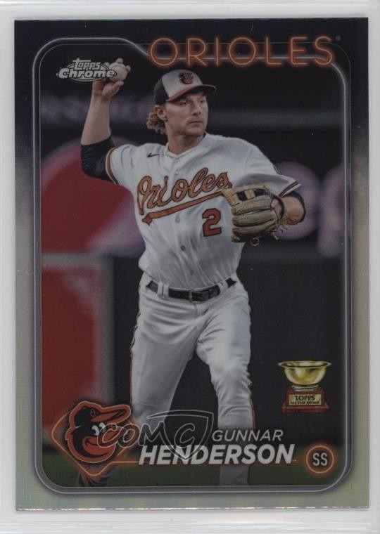 2024 Topps Chrome Refractor Gunnar Henderson #36 1jk8