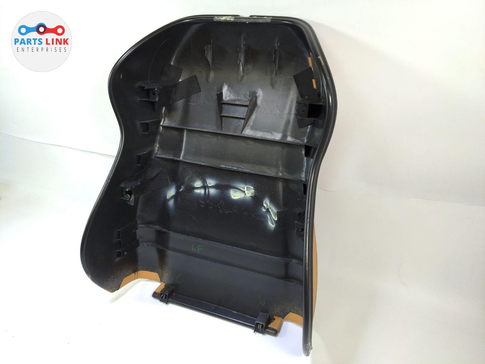 2008-14 FERRARI CALIFORNIA FRONT LEFT BACKREST PANEL TRIM END COVER TAN F149