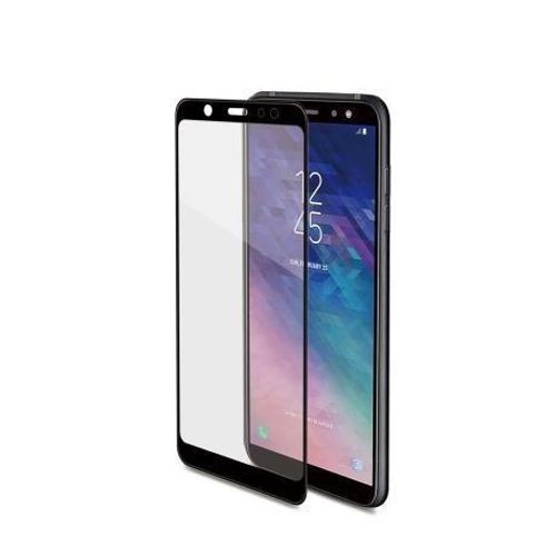 Celly Trasparente/Nero 3D Glass Pellicola Proteggischermo Samsung 1 Pz (1 Pz., Samsung Galaxy A6 (2018)), Pellicola Protettiva Smartphone, - Immagine 2
