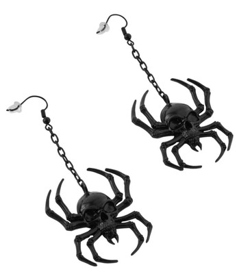 killstar deadly Ohrring Spinne Alchemie Gothic Punk Rave schwarz Kreepsville Witwe