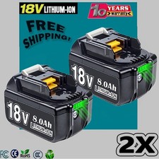 2Pack For Makita 18V Battery 8.0AH Li-Ion BL1830 BL1850 BL1840 BL1860B LXT Tool