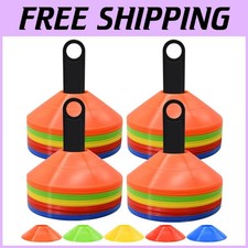 Colorful Disc Cones for Soccer, Football, Basketball