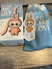 Authentic Pop Mart Pin For Love Vinyl Plush Labubu S
