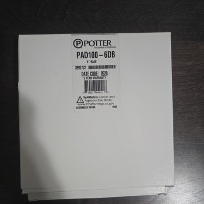 POTTER PAD100-6DB Addressable Detector Base