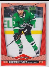 2024-25 O-Pee-Chee Orange Border Christopher Tanev 21/25 Toronto Maple Leafs