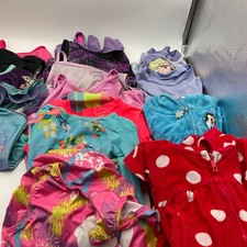 Girls lot of 17 Gymnastics,Swimsuits,Coverups  more XS  S /Disney,Justice 