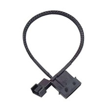 4-Pin Molex to 3 Pin / 4 Pin PC Case Fan Power Adapter Cable 10.6    27cm 1 to 1