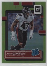 2022 Donruss Optic Rated Rookie Lime Green Prizm 18/35 Arnold Ebiketie #261 0q26