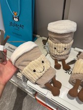Jellycat Amuseables Coffee-To-Go Bag Comes with Dust bag