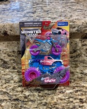 Spin Master Monster Jam SPARKLE SMASH Truck Dirt Bike Two Pack 1:64 NIB