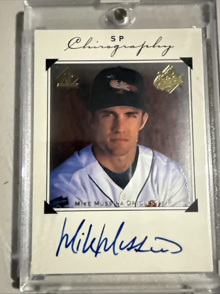Autógrafo de quirografía Upper Deck SP 1998 #MM Mike Mussina 472 Foto 2 de 3