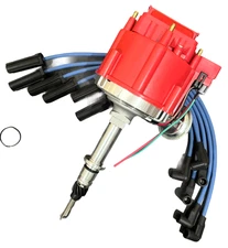 Distributor HEI + Wire Set For Toyota Land Cruiser FJ40 FJ60 2F 3F 4L V6 1981-92