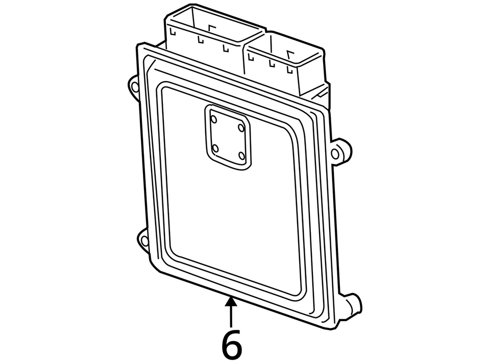Engine ECM Electronic Control Module Fits 12 COMPASS 2731340 Foto 4 de 4