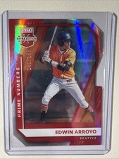 2021 ELITE EXTRA EDITION PRIME NUMBERS DIE CUT EDWIN ARROYO CARD  / 169