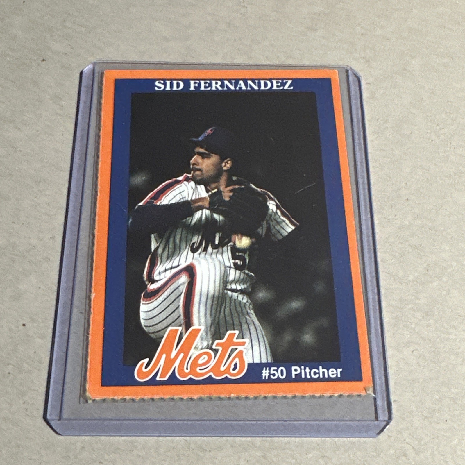 1988 Farmland Dairy New York Mets - Sid Fernandez #50