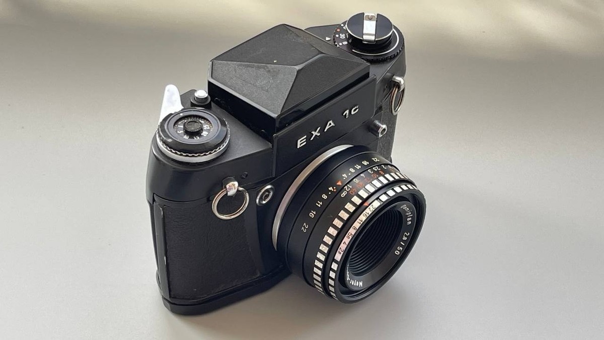 EXA 1c 35mm Film Camera Meyer-Optik Görlitz Domiplan 50mm f/2.8