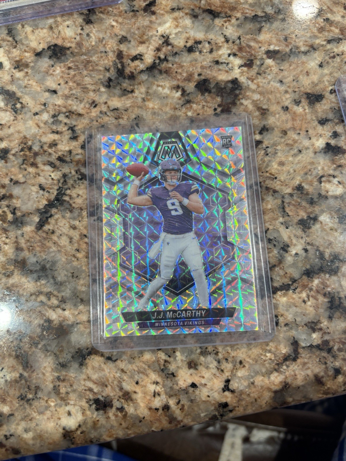 2024 Panini Mosaic - Rookies J.J. McCarthy #310 Mosaic Prizm (RC)