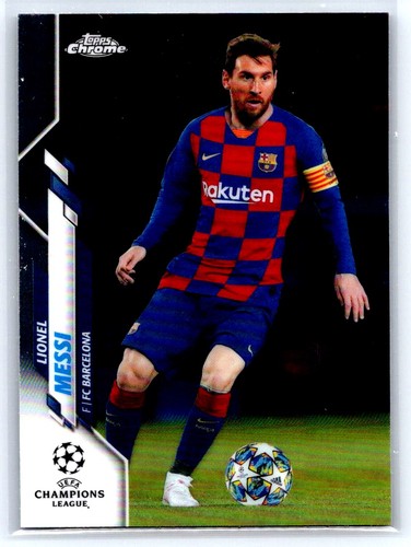 LIONEL MESSI 2019-20 Topps Chrome UCL Base #1 FC Barcelona bX8c