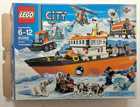 LEGO City Arctic Icebreaker 60062 All Pieces Complete Box + Instructions