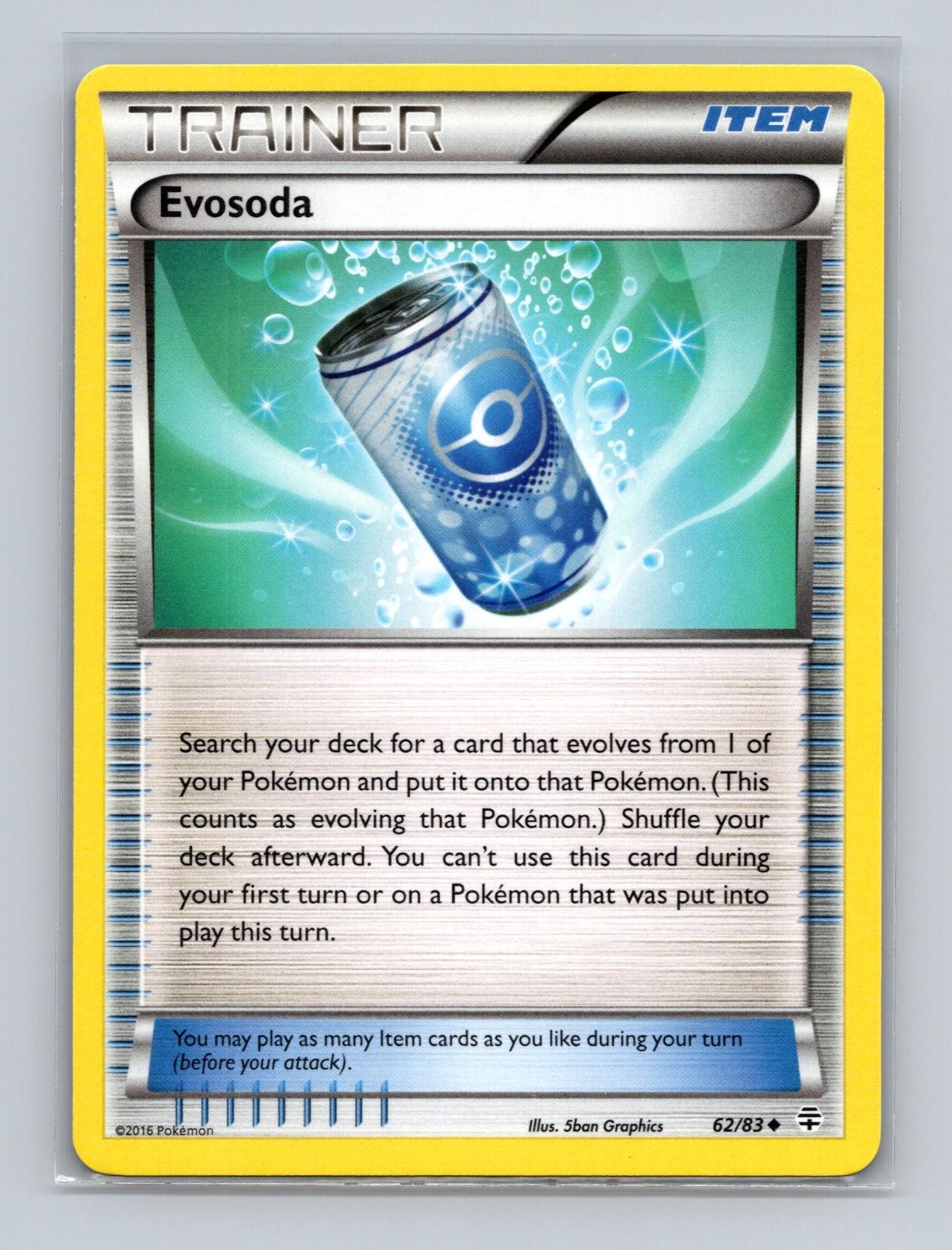 Evosoda 62/83 Uncommon Generations Pokemon Near Mint