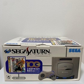 SegaSaturn 100万台 Campaign Box with Virtua Fighter Remix Gray HST-0005