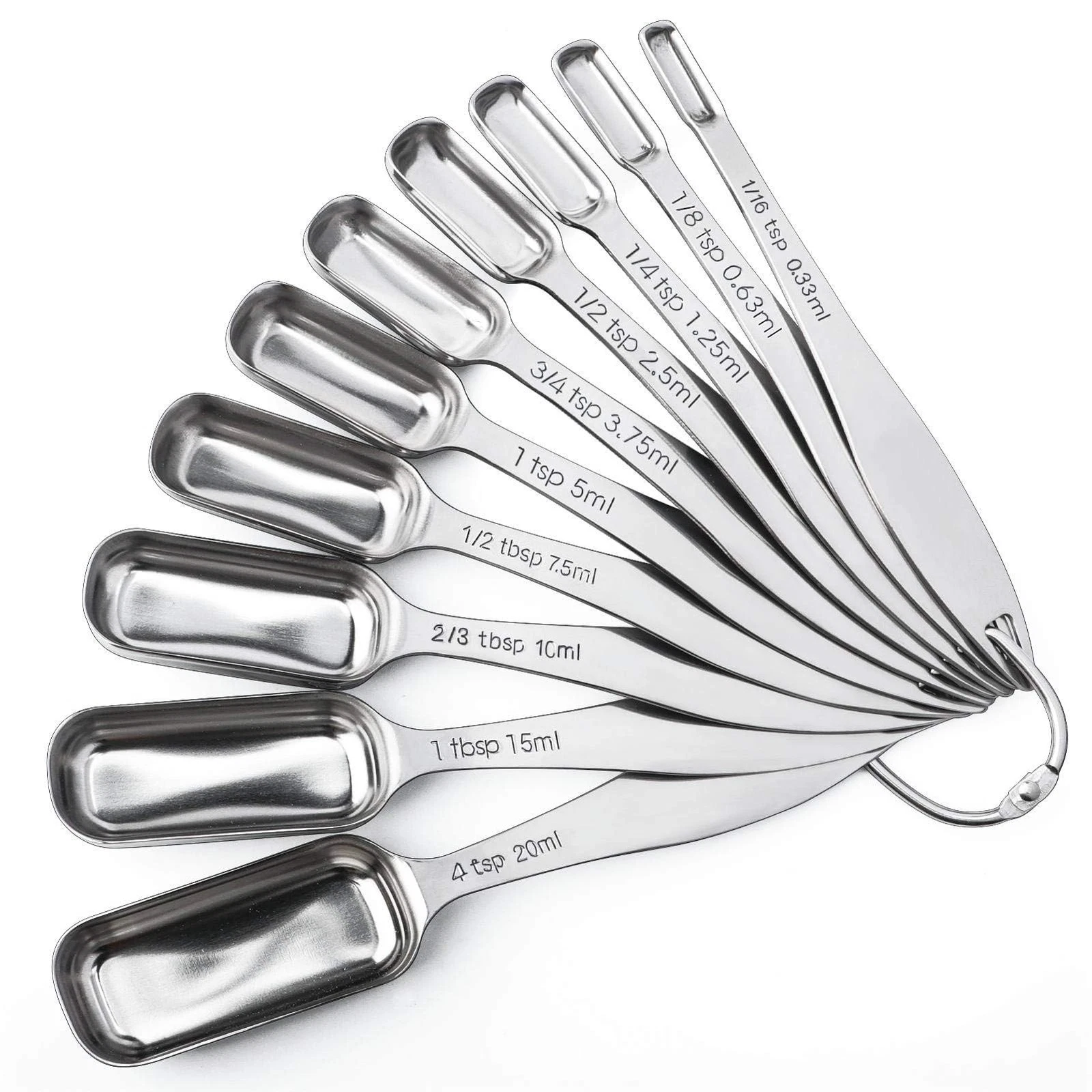 FANGSUN Stainless Steel Narrow Measuring Spoons, Heavy Duty Metal Measuring S...
Opens in a new wind