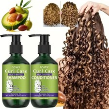 200ml Curly Hair Shampoo  Conditioner Set Deep Moisturizing Curl Care Treatment