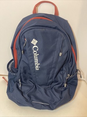 Columbia TAMOLITCH Daypack. Lap Top Compartment Navy/ Red