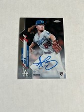 2020 Topps Chrome Dustin May Rookie Card Auto #RA-DM. rookie card picture