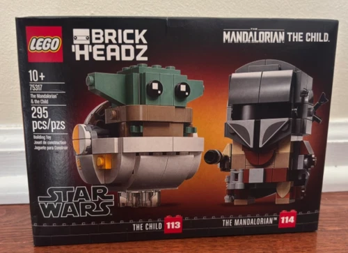 Lego BrickHeadz Star Wars The Mandalorian & The Child 75317 - NEW FACTORY SEALED