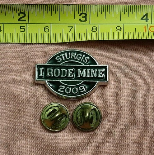 Sturgis 2009 I Rode Mine Motorcycle Rally Harley Davidson Vest Jacket Lapel Pin