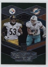 2017 Donruss Elite Family Ties Green Mike Pouncey Maurkice Pouncey #8 0pm