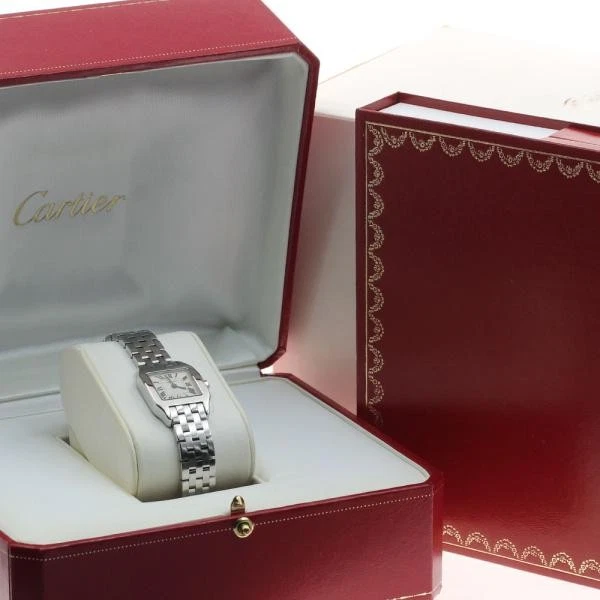 Cartier — Cartier Santos Dumont SM W25064Z5 20mm SS Beige Dial Quartz Watch #C4506