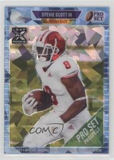 2021 Leaf Pro Set Metal Platinum Blue Crystals 4/5 Stevie Scott III #84 8o1