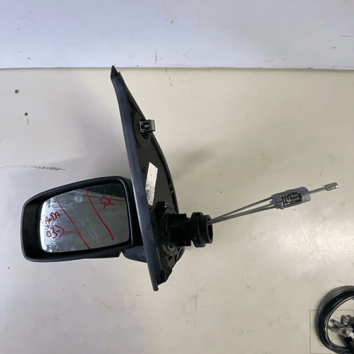 Rétroviseur Gauche Avec Clignotant Pour Fiat Doblo Cargo (2010-2015) - Réglage Filaire, Boîtier Noir