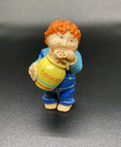Miniature Cabbage Patch Kid With Cookie Jar Figurine Boy Doll Plastic - Picture 2 of 8